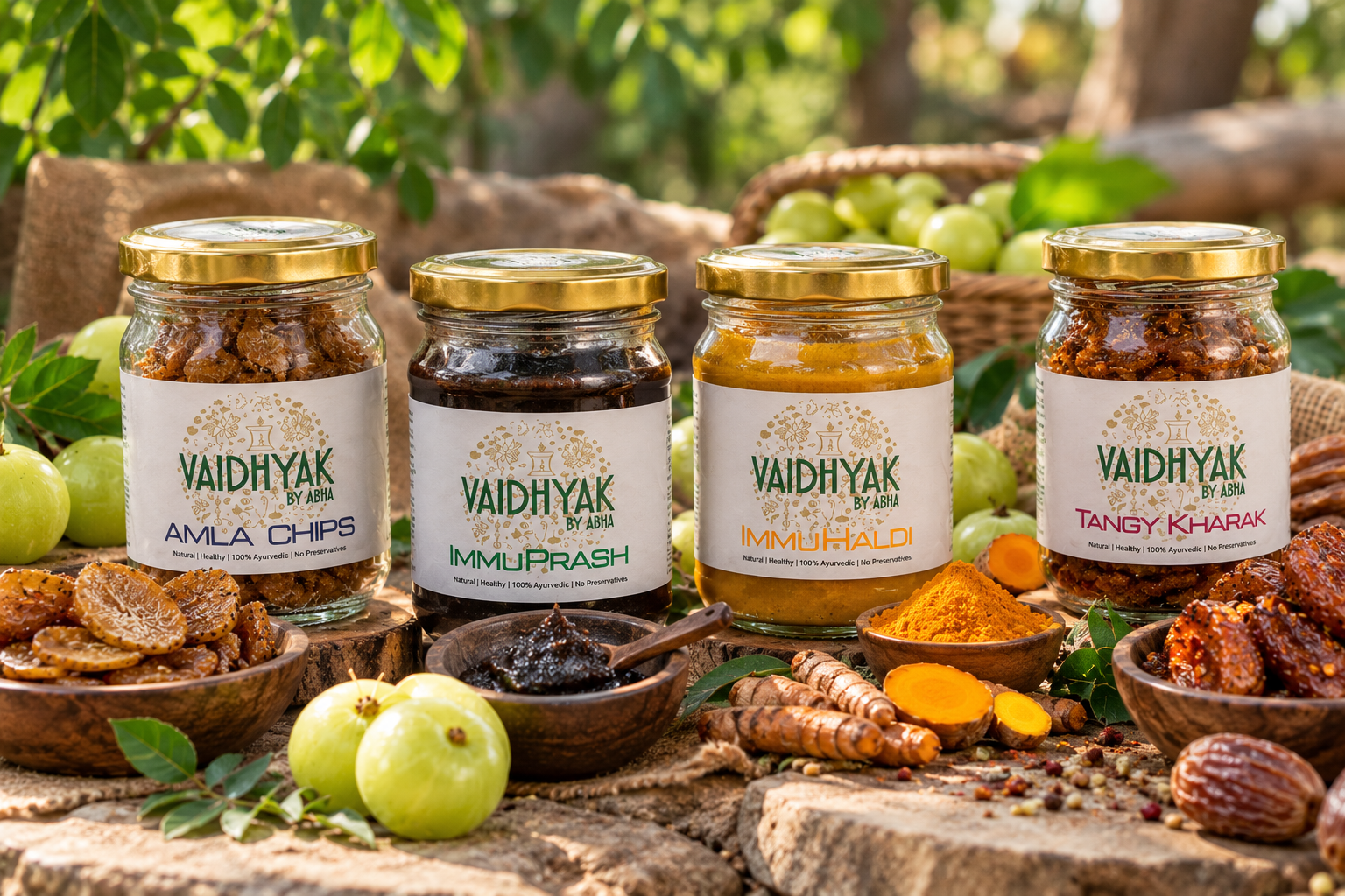 All 4 Vaidhyak by Abha Herbal Formulations